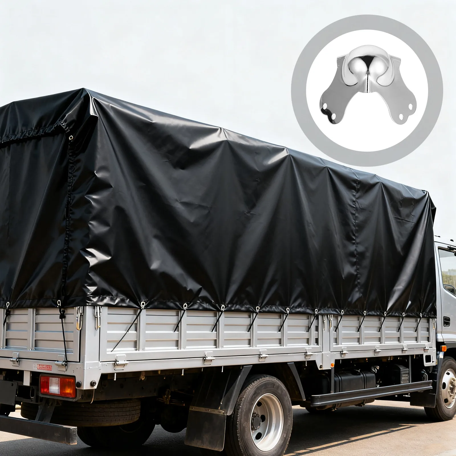 4Pcs Metal Corner Guard for Flatbed Trailers Heavy Duty Edge Protector Tarp Protection Cargo Load Shipping Moving Safety