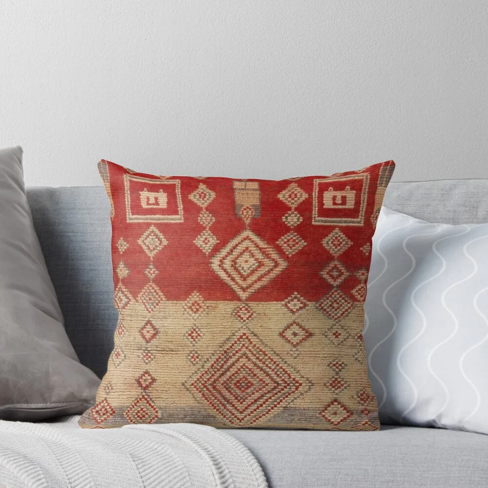 

Traditional Heritage Moroccan Berber Design Throw Pillow christmas supplies Pillow Case pillow