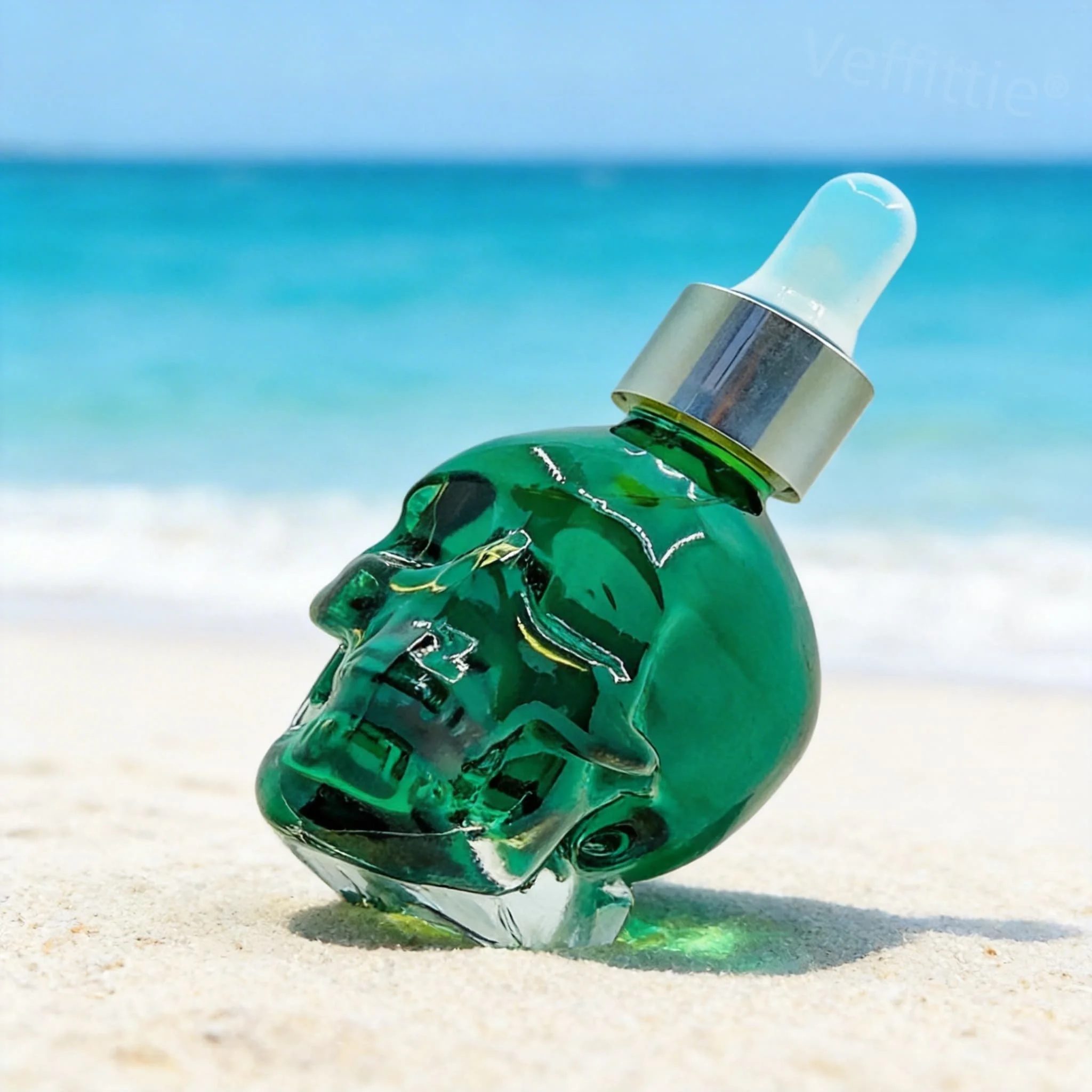 

Coastal Emerald Woods Cologne 1.01oz, All Day Fresh Spicy Woody Notes, Sleek Green Skull Bottle, Casual Vacation Wear