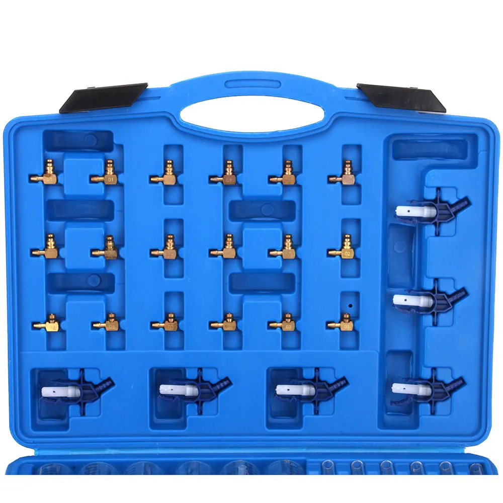 Diesel Injector Flow Meter Test Cilinder Common Rail Adapter Brandstof Tester Set Kit Case Kleur Willekeurig Sturen