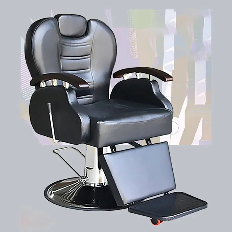 

Light Luxury Hairdressing Chair Salon Styling Barbershop Gold Spa Pedicure Cover Leather Home Office Massage Saloon Furniture