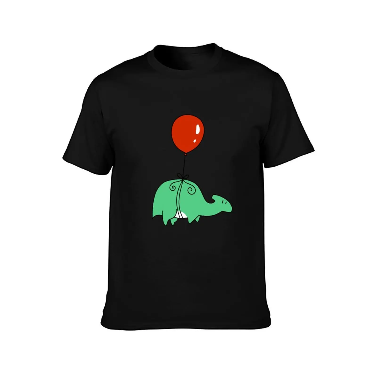 Balloon Hadrosaurid T-Shirt Big Size Short Sleeve Casual Top T-Shirt