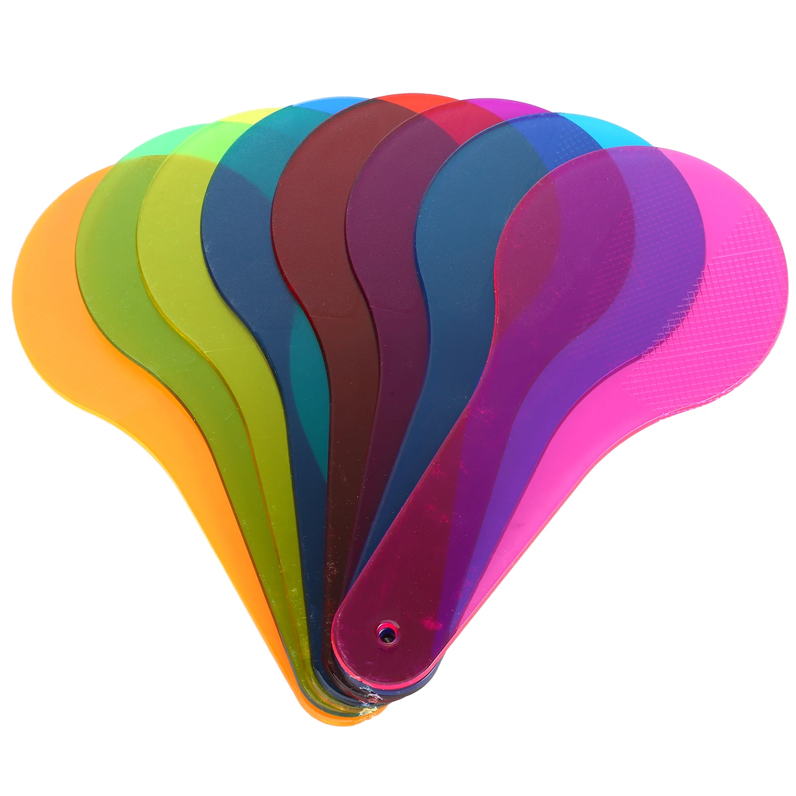

8 Color Sheets Acrylic Thick Colorful Translucent Sheets Film Paddles Mixing Learning Filter Teaching Tools Science Equipment