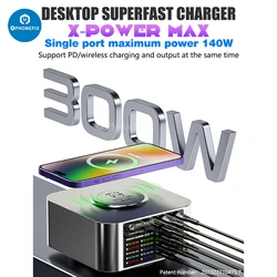 MECHANIC USB Desktop Super Fast Charger X-POWER Plus Max 150W/200W/300W QC3.0 PD USB Desktop Charging Station for Phone Watches