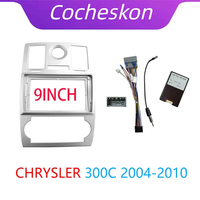 Cocheskon 9 Inch for Car Audio Frame Fascia Android Radio Dashboard Kit Face Plate Panel For Chrysler 300C Aspen