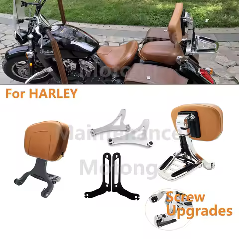 Backrest Motorcycle Multi-Purpose Driver Passenger Backrest For Harley Dyna Softail Breakout Sportster XL 883 Touring Road King