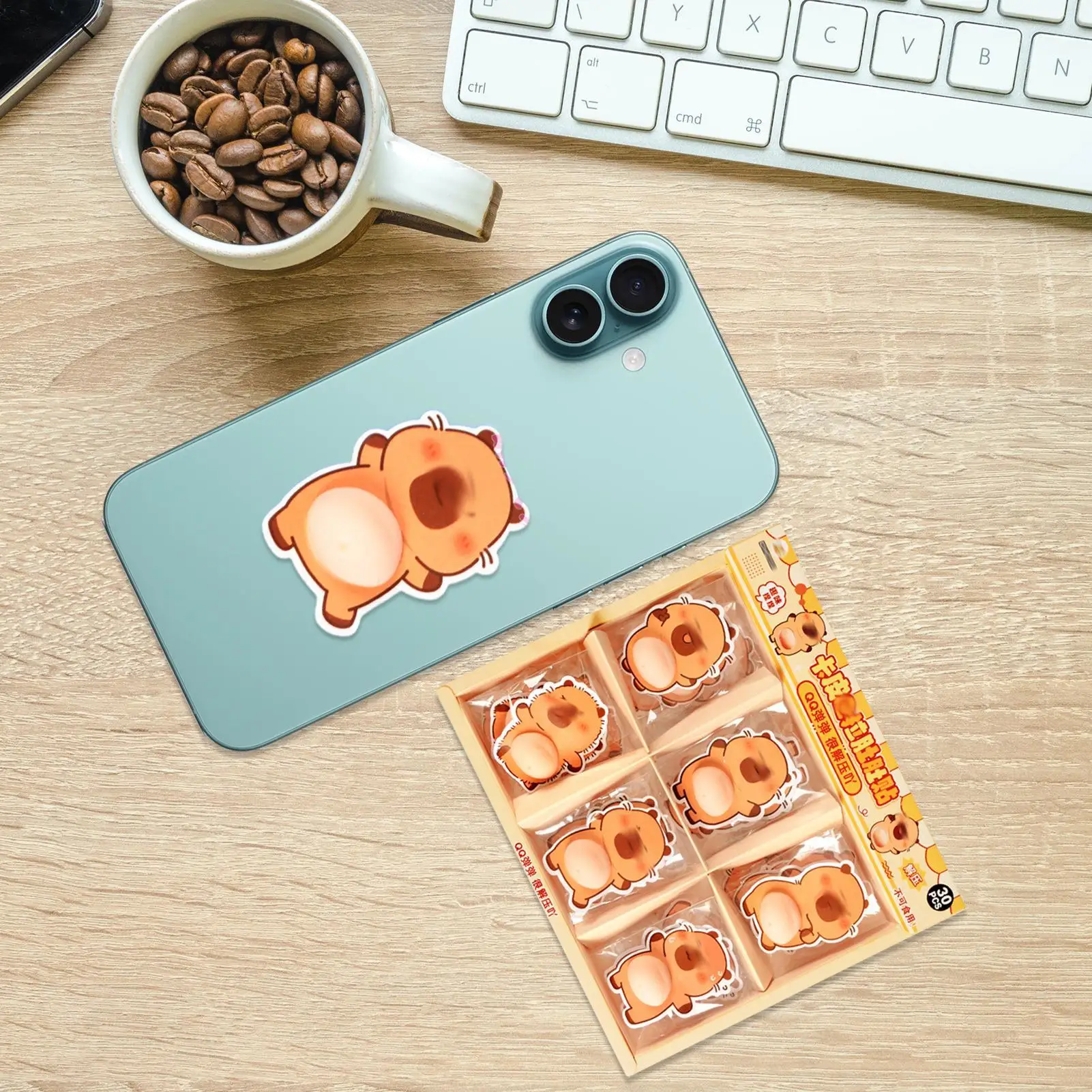 Urocze naklejki ze zwierzętami, 30 sztuk, urocze naklejki 3D, miękkie zabawki dla dzieci, naklejki z kreskówkowymi zwierzętami do notatników, podręczników, piórników, tabletów.