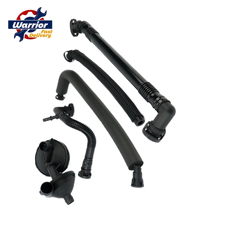 

11157532649 11611432559 11617504536 11617504535 11617501566 Совершенно новый клапан коленчатого вала + сапун + комплект шлангов для BMW E46