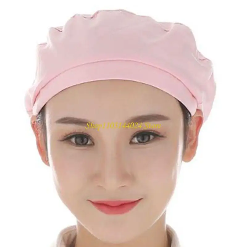 N5KE Bouffant Cap Protective Hair for Head Cover Hat for Kitchen Factory Warehouse Wo