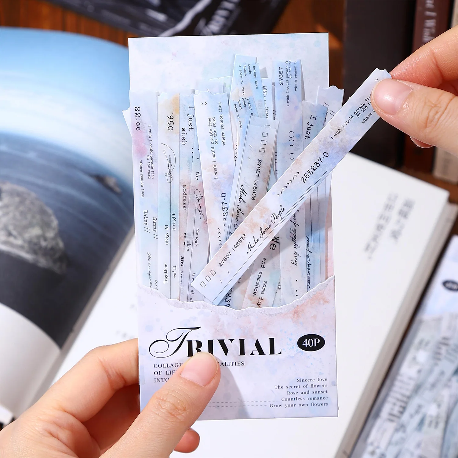 40pcs/1lot kawaii Stationery Sticker Tree Supplementary Information Diary Planner junk journal Decorative Scrapbooking Craft