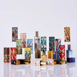 12.1mm Lipstick Tube Empty Containers Chinese Style Magnetic Buckle 3D Embossed Lip Balm shell mold Square Refillable Bottles