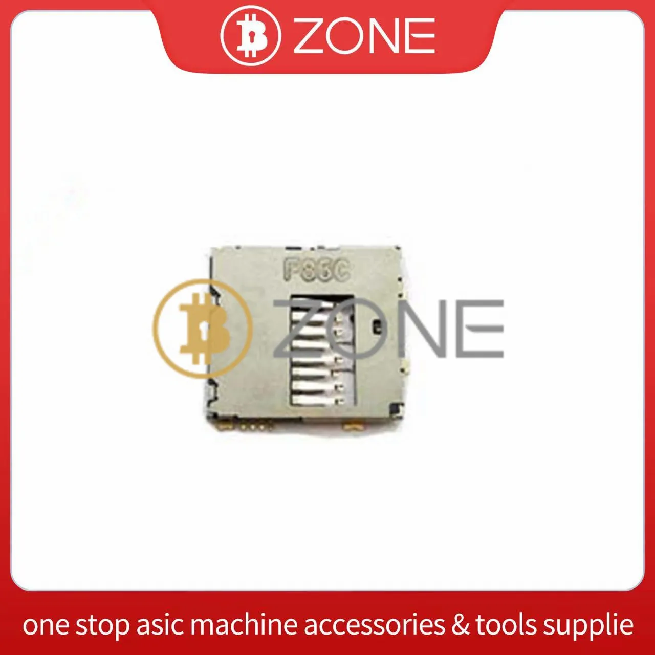 

SD Card Slot Eject Device SCHA5B0200 SD Card Slot For Maintenance Antminer L3+ S9 S19 Main Control Board