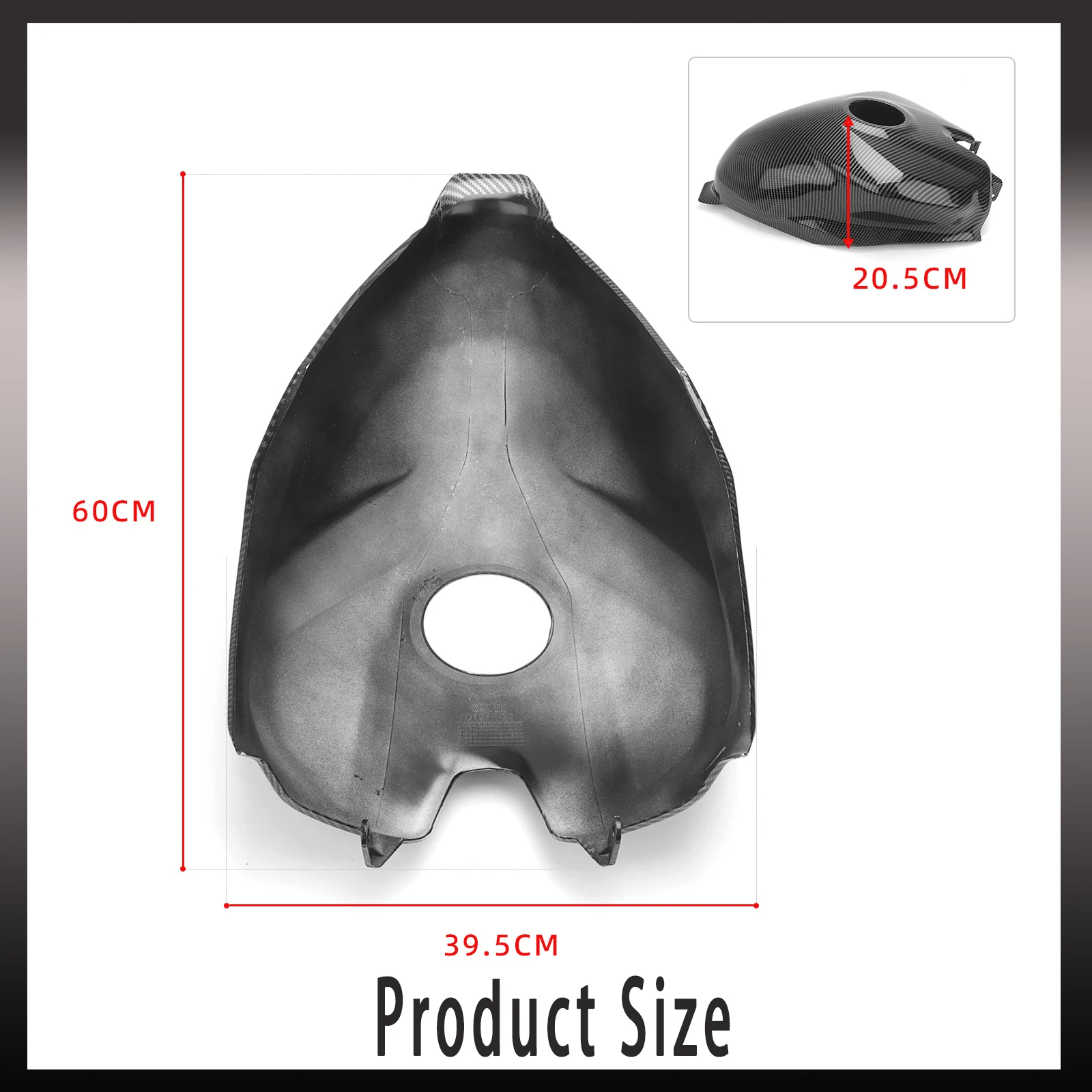 Motorcycle Carbon Fuel Tank Cap Fuel Tank Protector Fairing Housing For Ducati Panigale V2 950 939 899 1199 959 1299 2024