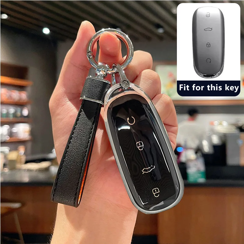 

TPU Car Key Case for Chery Omoda C7 7 SHS Phev 2025 2026 Accessories Keychain Remote Decoration Cover Shell Housing Holder Fob