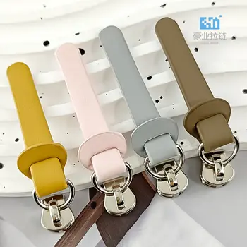 Zipy z pravé kůže s horní vrstvou pro pánské a dámské tašky, batohy, kabelky a tlusté zipy 8 nejlepší prodej stahování zipu - №5