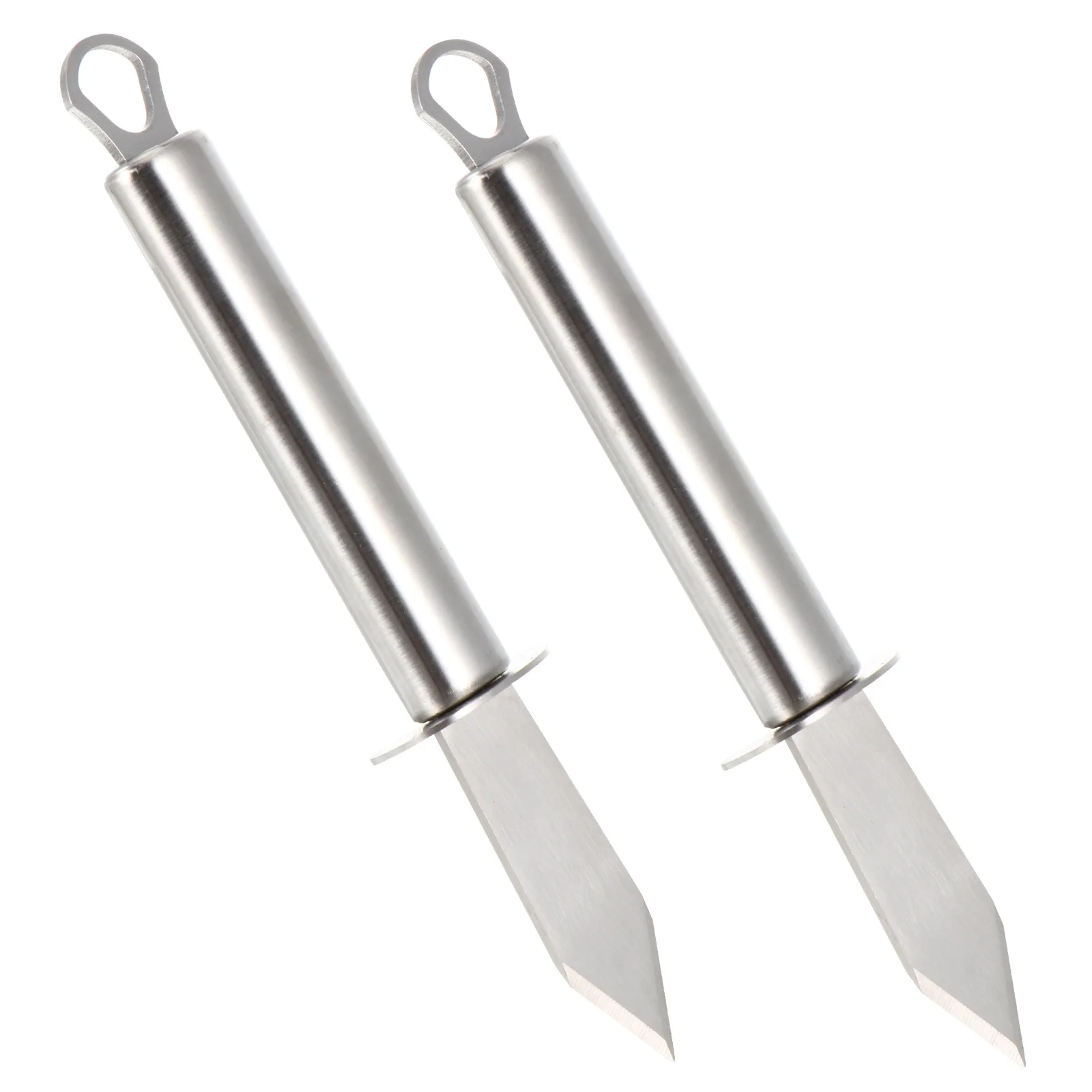 

2Pcs Oyster Shucker Premium Stainless Steel Seafood Sheller Lightweight Portable Party Picnic Bbq Seafood Opener Scallop Opening