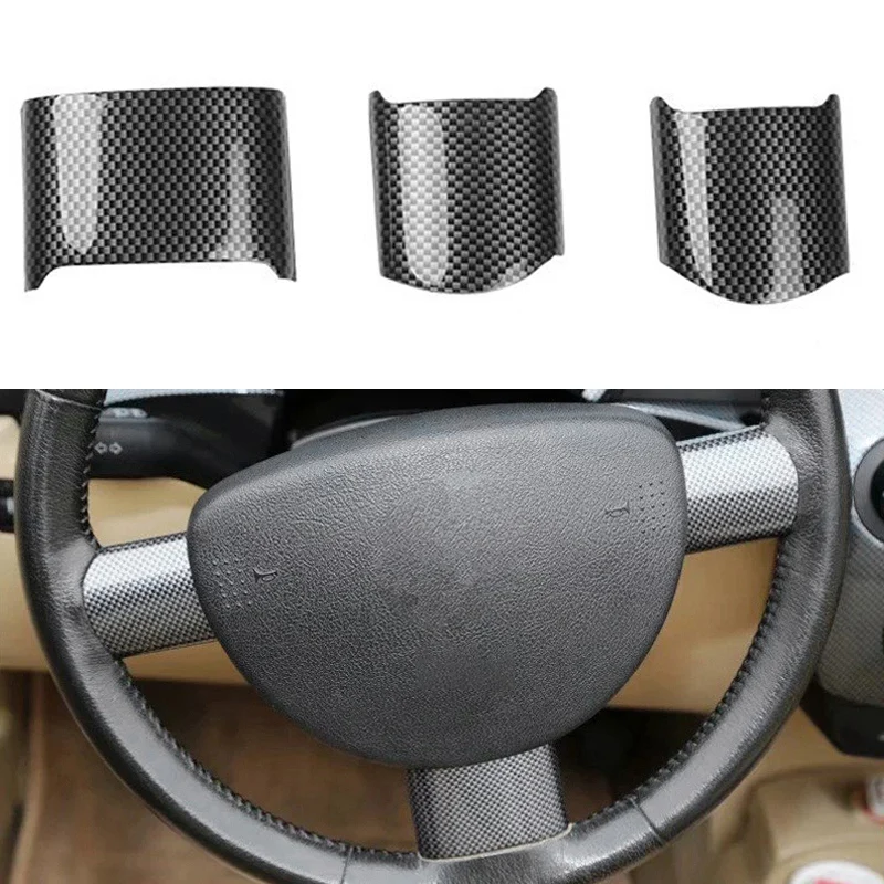 

Car Steering Wheel Cover Trim Dashboard Cover For Beetle 2003-2010 Interior Styling, Carbon Fiber 4PCS