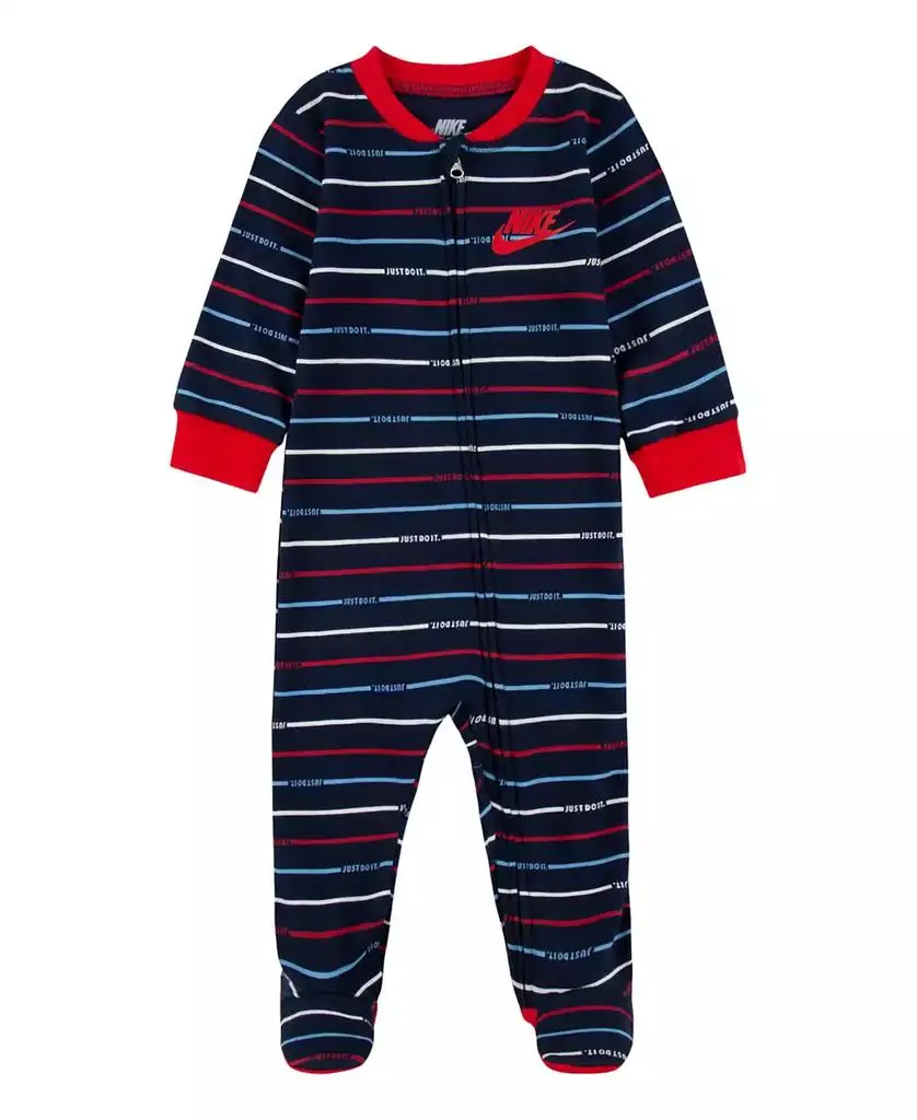 Nike|Baby Girls or Boys Printed Footed Coverall