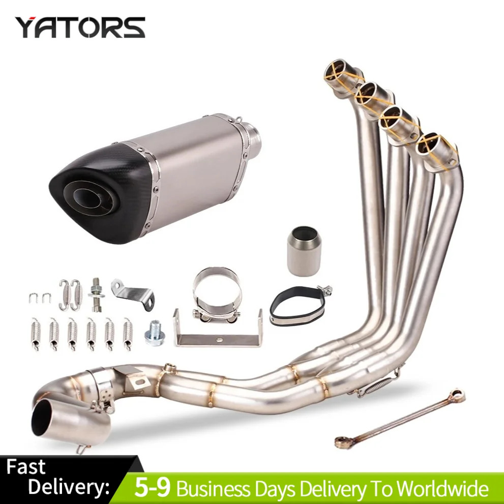 

For Honda CB650R CB650F CBR650F CBR650 2014-2023 Exhaust Pipe Muffler Header Exhaust Systems
