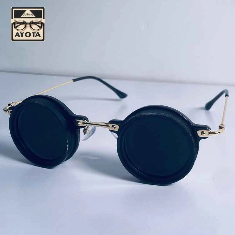 New Pure Handmade Innovative Design Glasses 9-level Infinite Adjustment UV400 UV Protection Personalized Cool Polarized Glasses