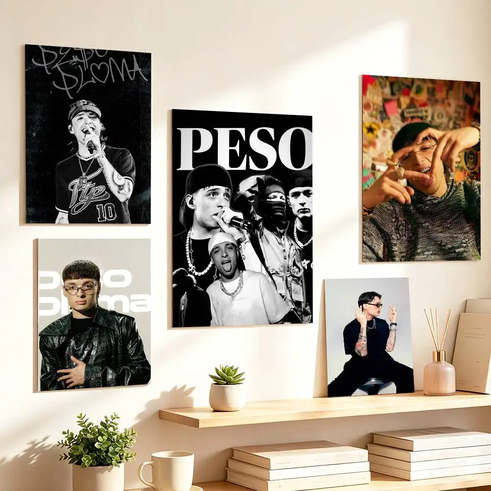 P-Peso Pluma Poster HD Self Adhesive Waterproof Wall Art Ideal for Home Office Dorm Gift