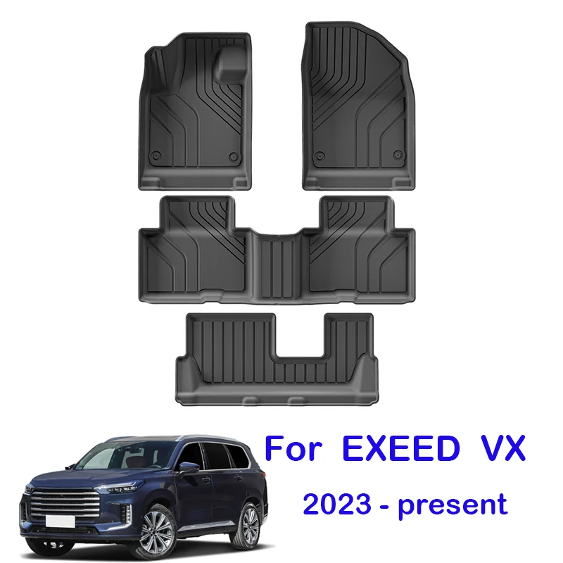 

Коврики в багажник автомобиля для EXEED VX Chery Lanyue 2023-present 2025 Вантажный коврик Водонепроницаемая нескользящая подушка для спинки Комплект ковров