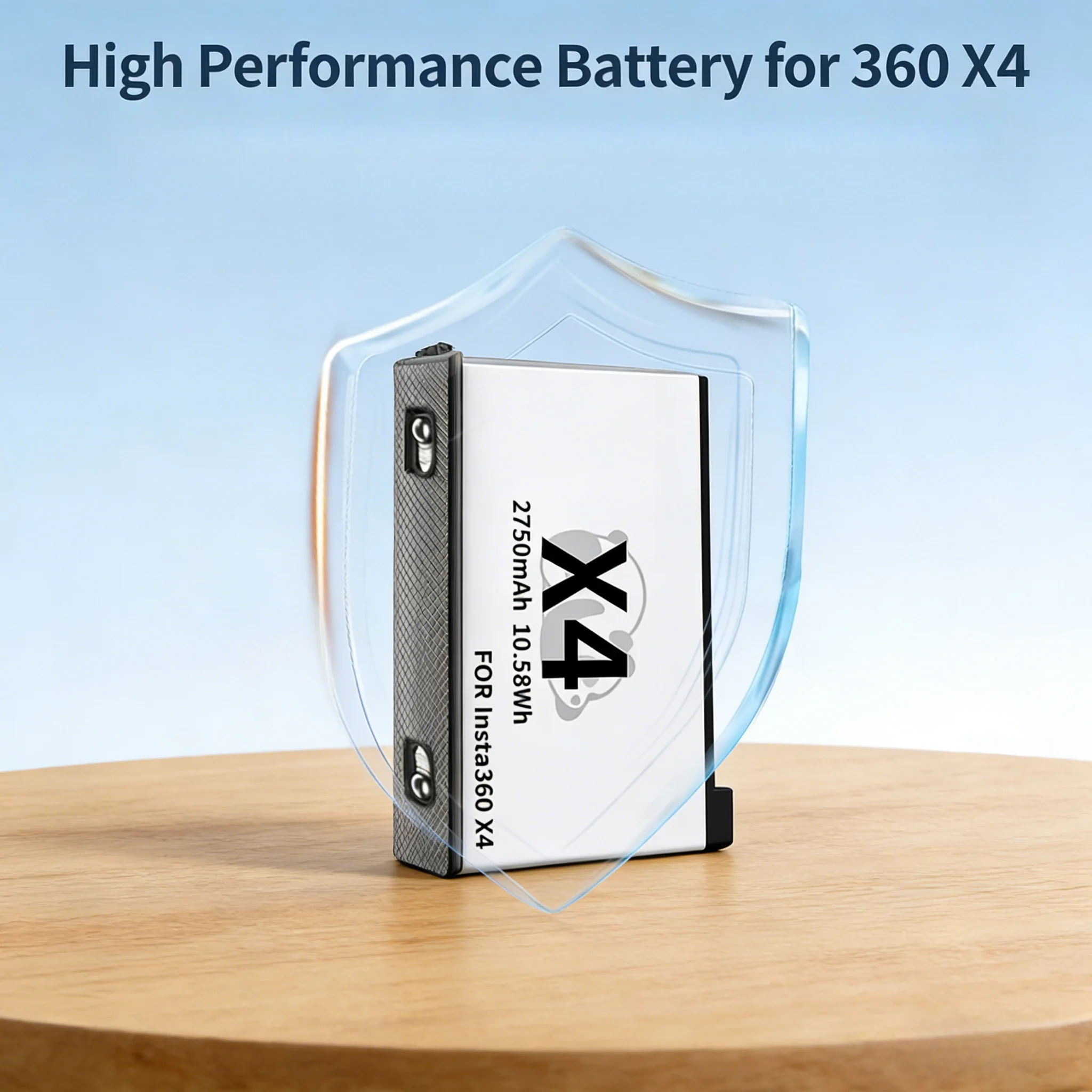 2750mAh Cold-Polar Pro Battery & Charger Kit for Insta360 X4/X3 8K  Action Camera Long Lasting LowTemperature Replacement Power