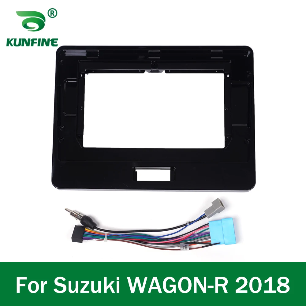 Car GPS Navigation Stereo For Suzuki WAGON-R 2018 Radio Fascias Panel Frame Fit 2Din 10 inch In Dash headunit screen