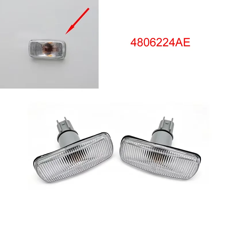 1pc Car Front Fender Lamp Side Turn Signals Lights For Jeep Patriot Compass Grand Cherokee For Dodge Charger Avenger