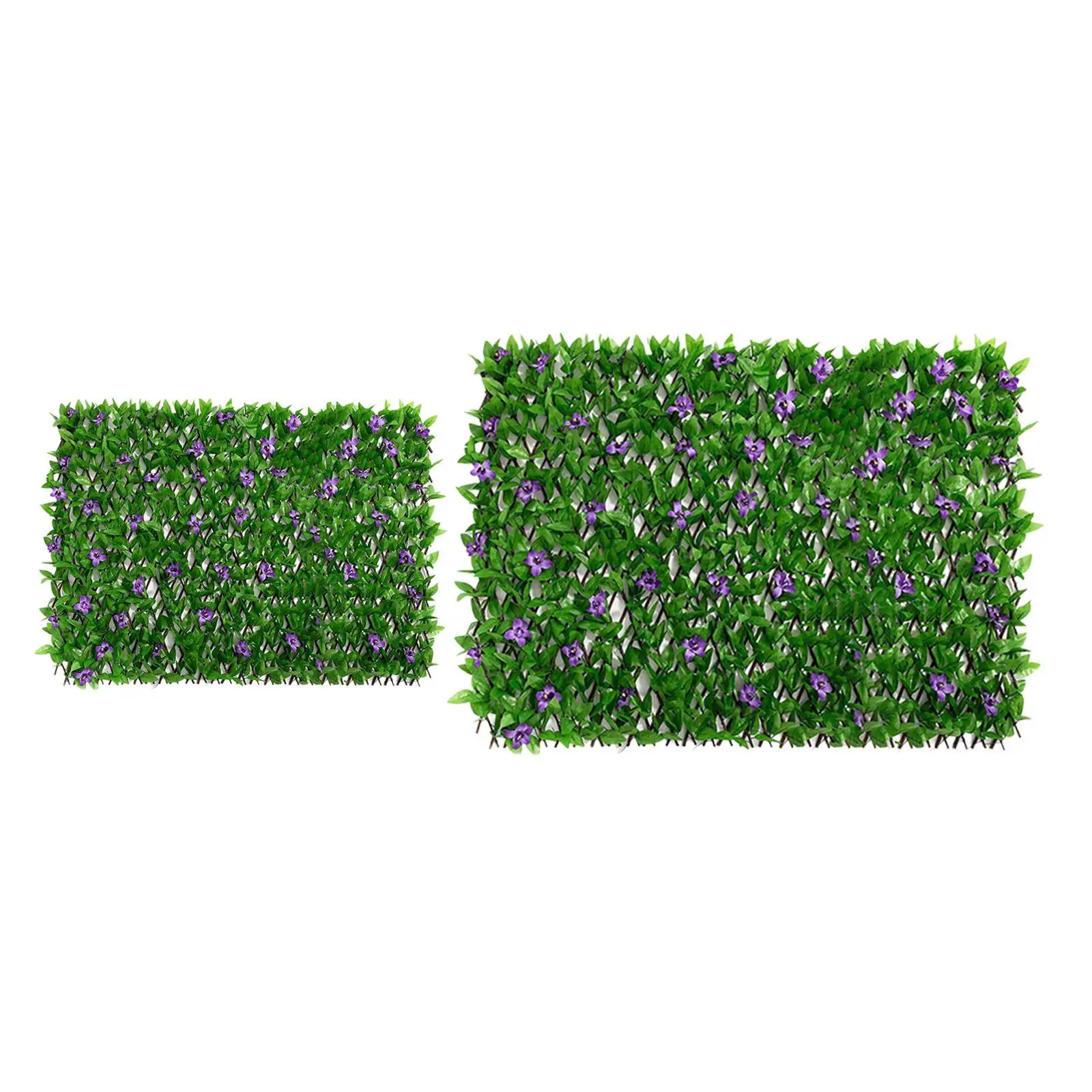 Artificial Leaf Fence Ornament Hedges Fence Easy to Use Portable Retractable Wall Screen for Balcony Deck Backyard Yard Garden