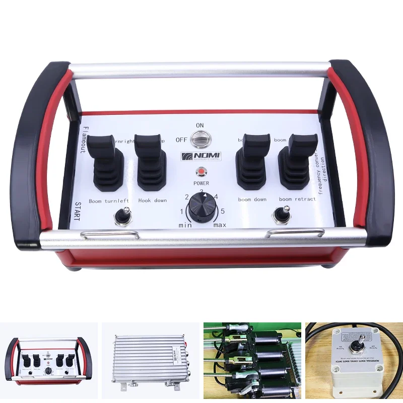 قوي ودائم 12 فولت 24 فولت عصا التحكم الهيدروليكية صمامات متناسبة رافعة انزلاق التوجيه الصناعية الذكية التحكم عن بعد أطقم