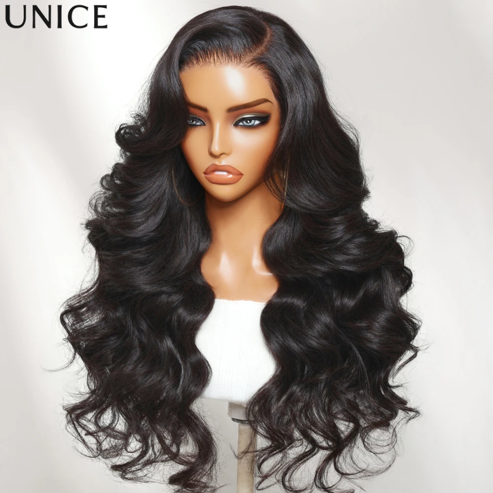 

UNice 13x4 Pre-Everything™ Loose Wave Wig With Face-Framing Layers & Side-Swept Bangs 100% Human Hair Glueless Wig Ready To Wear