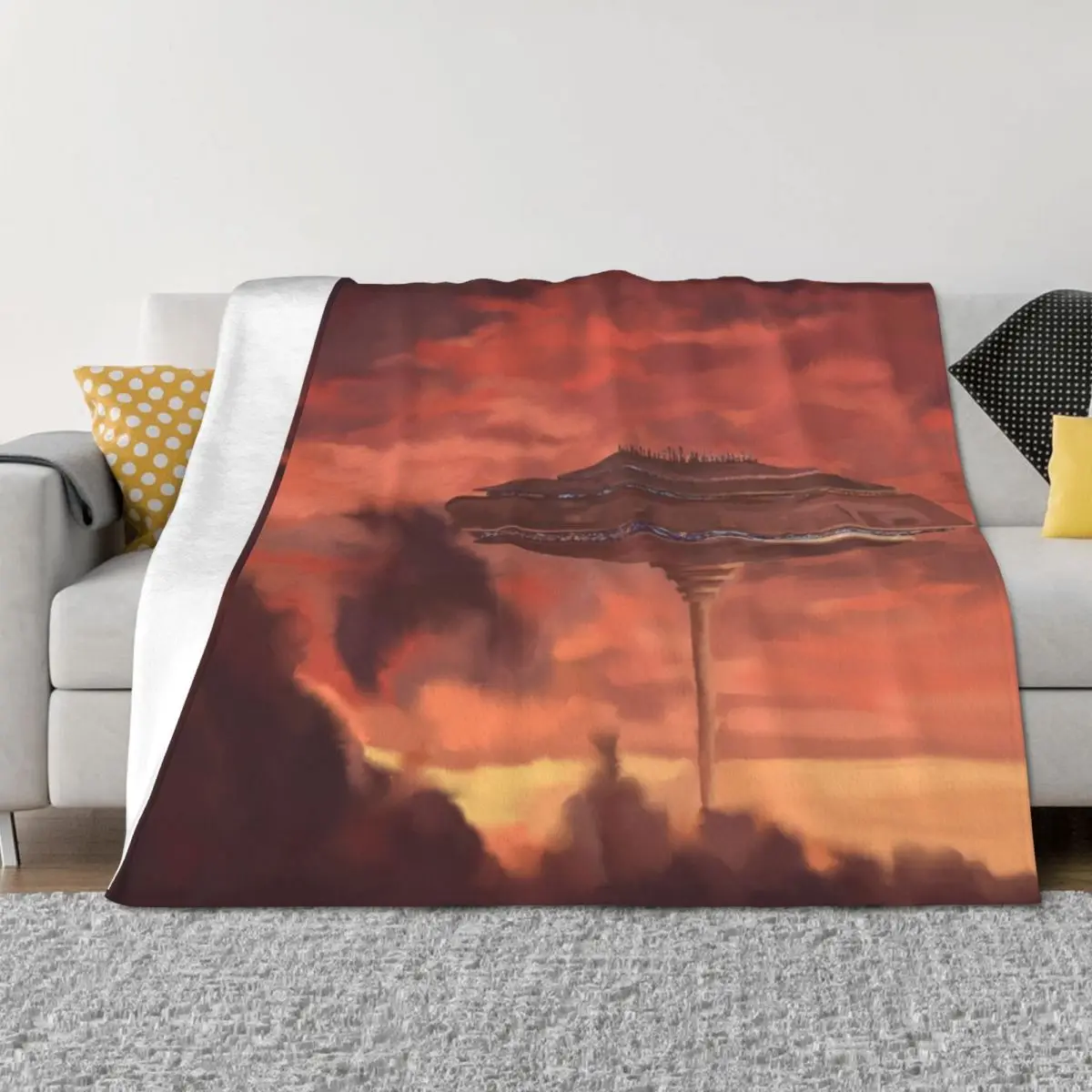

Cloud City Throw Blanket Hairys anime Stuffeds Blankets