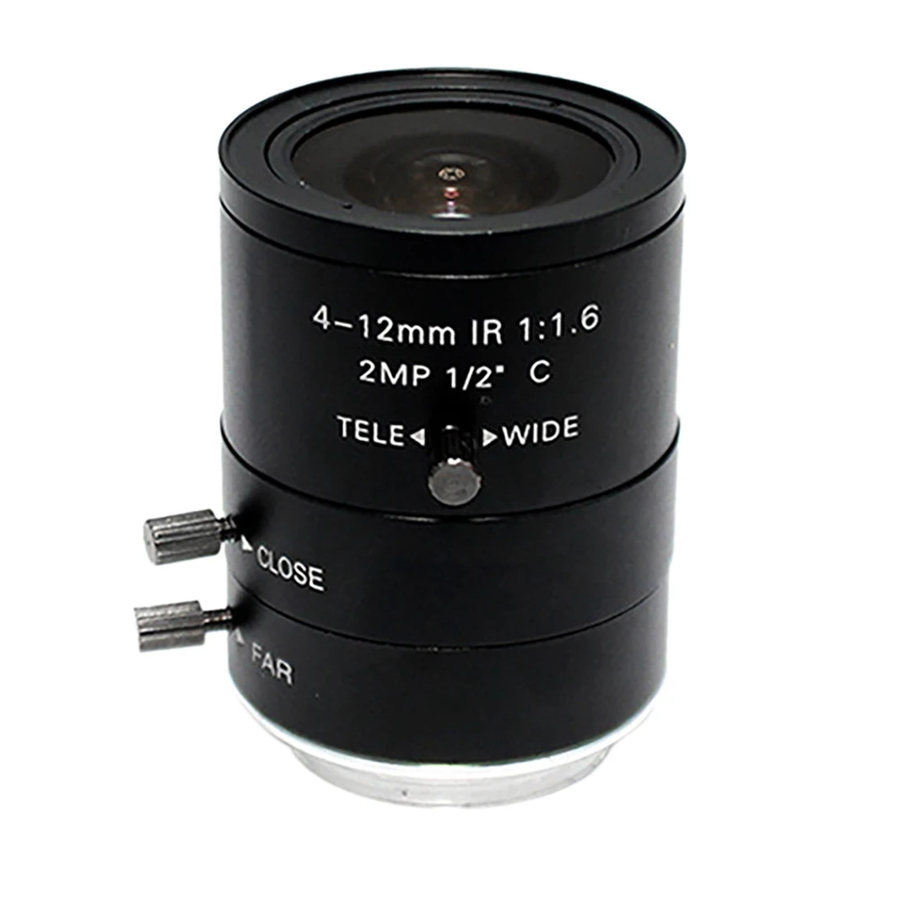 

B29C-2MP Camera Lens 4-12Mm F1.6 C-Mount 1/2 Manual Aperture Lens Industrial Lens For Photographic Equipment