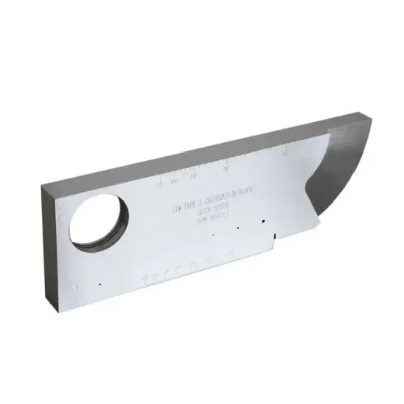 1018 Steel NDT Calibration Test Block IIW-Type 2 USAF T.0.33B-1-1 Ultrasonic Flaw Detector UT Calibration Specimen