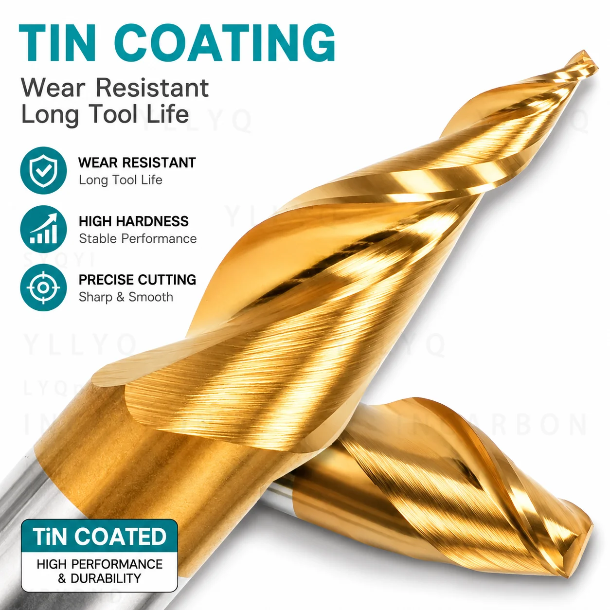 Coated Tungsten Steel Taper Engraving Knife Mini Word Cutter for Acrylic Advertising CNC Luminous Letter Machine