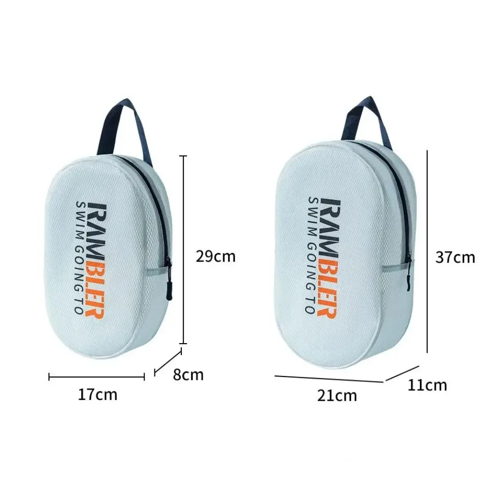Dry Wet Separation Swimming Gym Dry Bag Large Capacity Transparent Pool Waterproof Storage Bag Zipper Portable