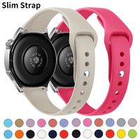 18mm 20mm 22mm Slim strap For Samsung Galaxy watch 7/6/5/pro/4 Silicone bracelet Huawei watch GT 4-2e-3-3 pro 46mm watchbands