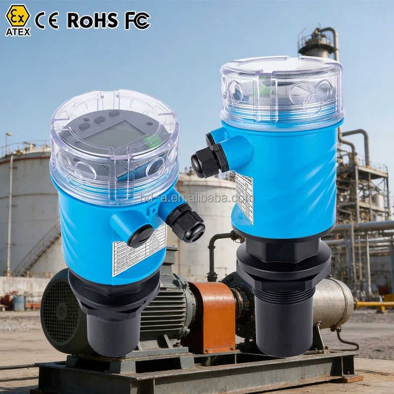 

Lcd Display Ultrasonic Water Level Sensor Rs232 Water Storage tank Non Contact Level Meter Rs485 Solid Ultrasonic Level Sensor