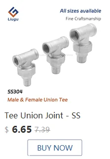 Rohrverschraubung aus Edelstahl 304, BSP-Innengewinde, Außengewinde, 1/4 Zoll - 2 Zoll Innengewinde, Steckverbinder, Adapter, Koppler – Detail 5