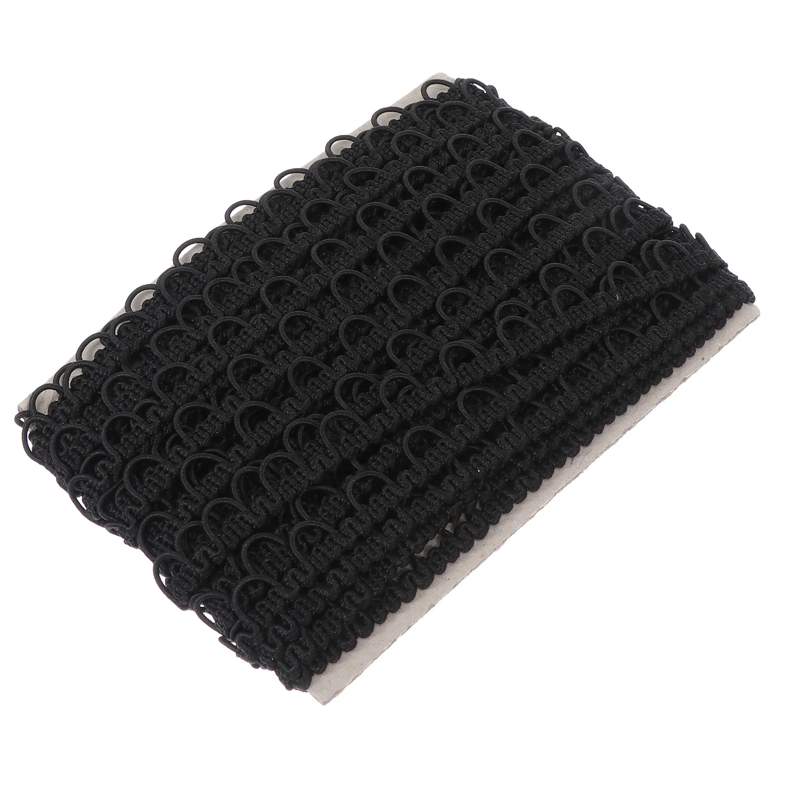 

1Pcs Durable Wave Lace Elastic Button Loop Trim DIY Crafts Wedding Dress Clothing Decoration Handmade Petite Braid Trim