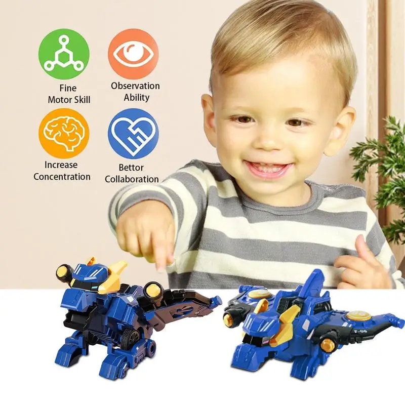 2 In 1 Lkw Transformation Auto Spielzeug Kinder Dinosaurier Auto Spielzeug Transformation Spielzeug Für Jungen Verformung Figuren Roboter Spielzeug