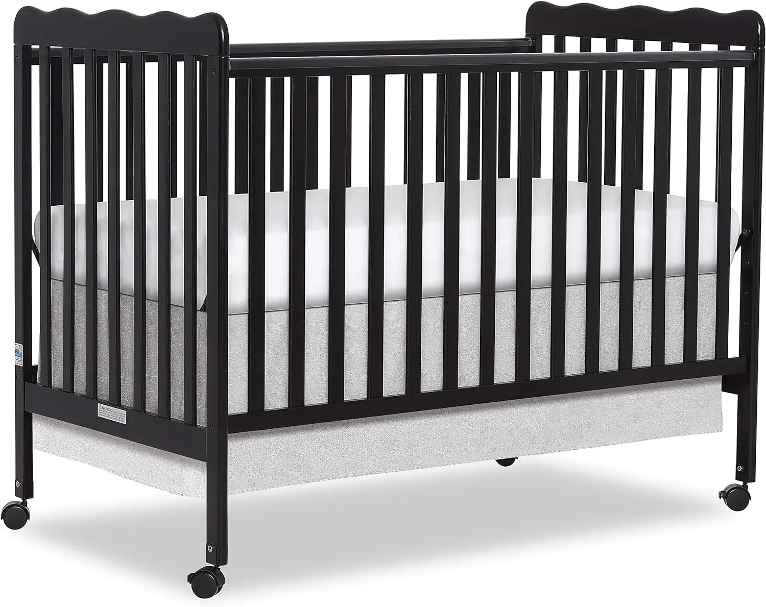 Carson Classic 3-in-1 Convertible Crib In Black