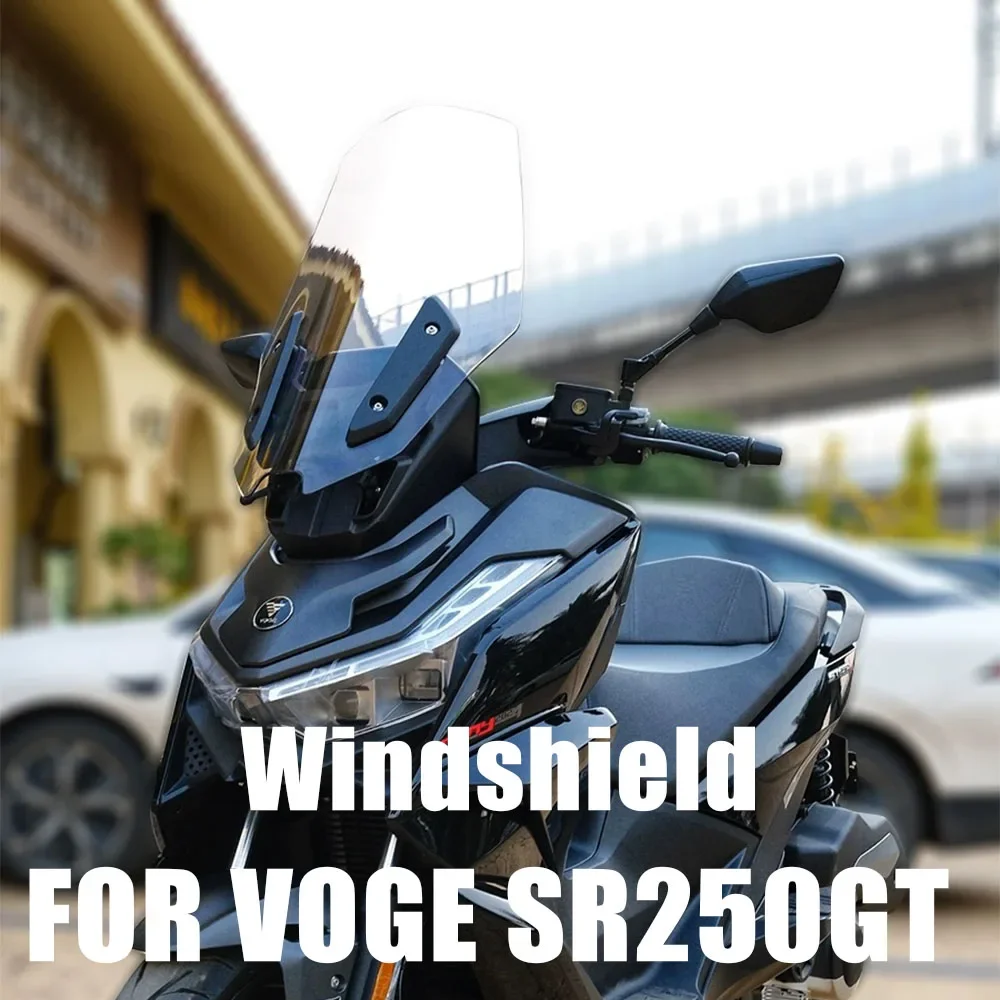 

New For VOGE SR250GT Accessories Windshield Sports Windscreen Wind Deflector Fit VOGE SR250GT SR250 SR 250 GT 250GT