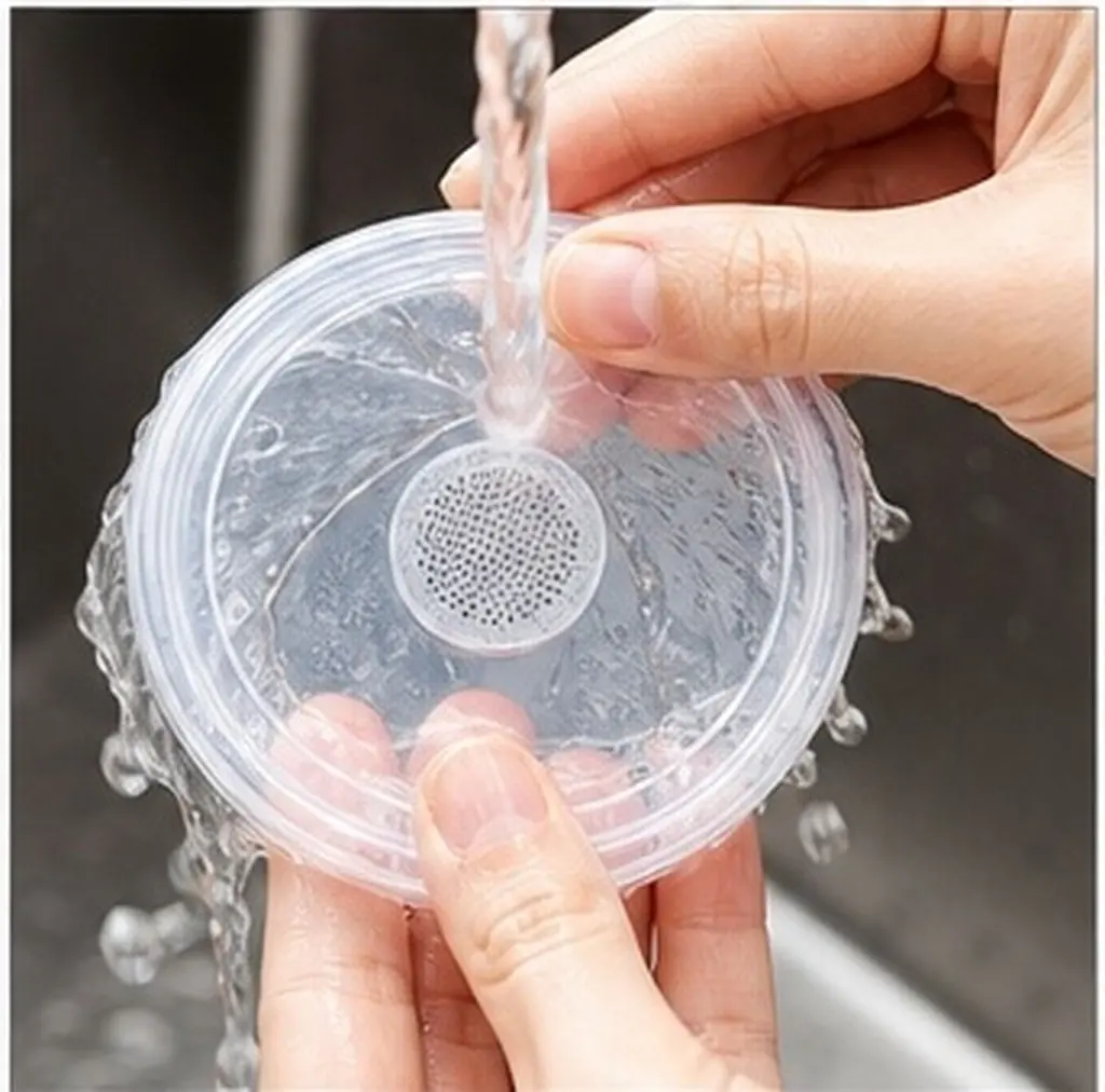 28Pcs Mason Jar Plastic Sprouting Lids 70Mm Mouth Round Vent Caps Mesh Screen Breathable Seed Germination Lids for Alfalfa Beans