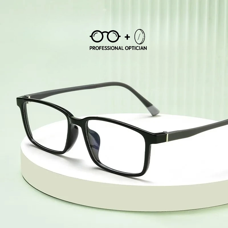 

Fashion Small Square Frame Black Casual Myopia Hyperopia Astigmatism Anti Blue Light Multifocal Progressive Prescription Glasses