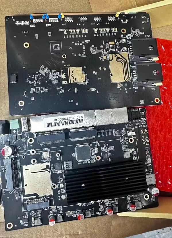 MT7981 AX3000 5G Router PCBA POE Power with M.2 Mini Pcie OpenWRT 5G 4G Router Motherboard with Dual Sim Card Slot