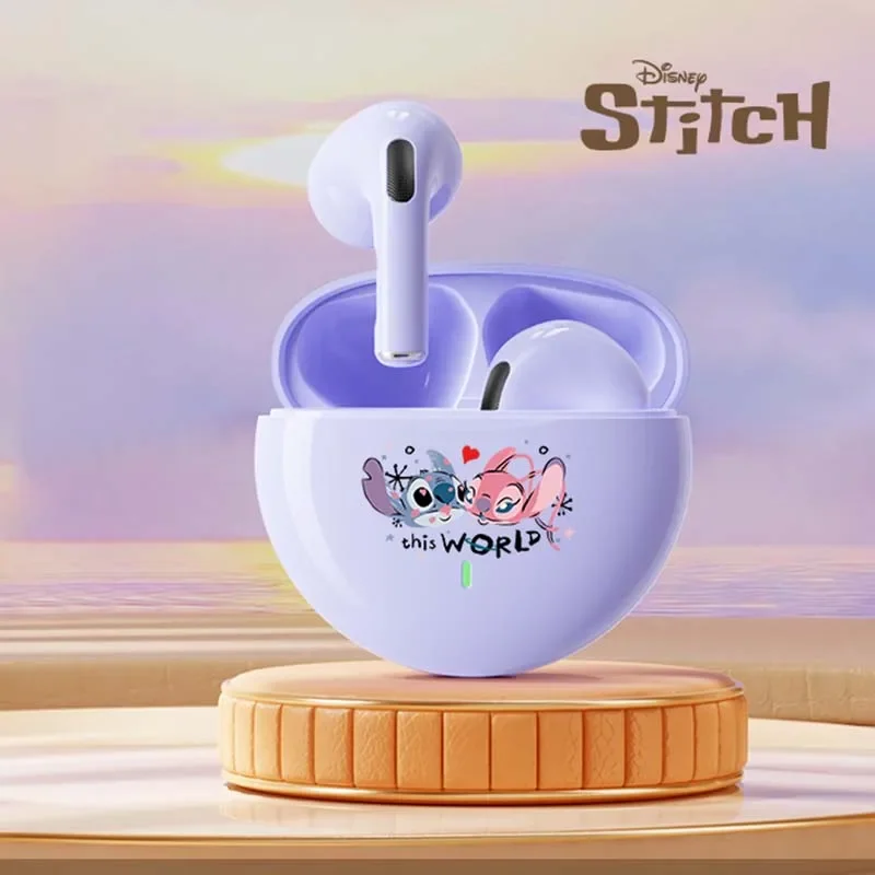 

Disney Lilo & Stitch Earphone Bluetooth Music Gaming Dual Mode Bluetooth Headphones Sport Wireless Headset Gamer Noise Reduction