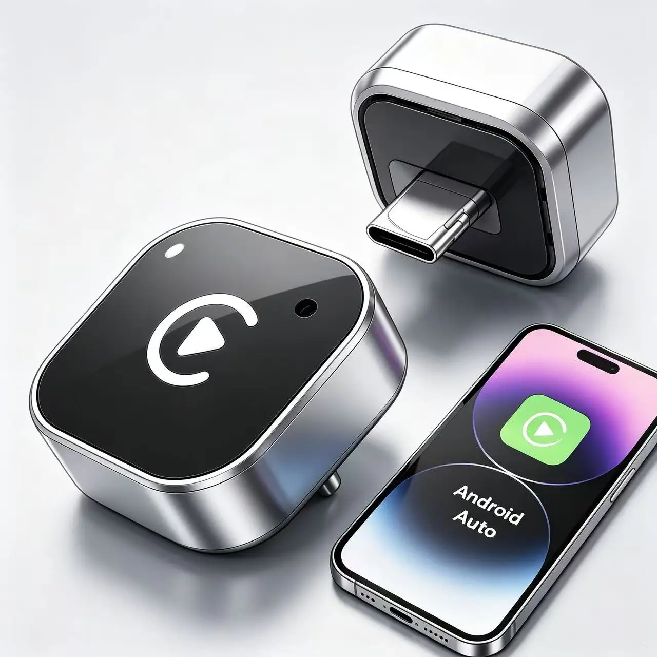 Wireless CarPlay Adapter 2025 Upgrade Convert Wired to Wireless Mini USB Dongle Fast Stable Connection for iPhone Apple CarPlay