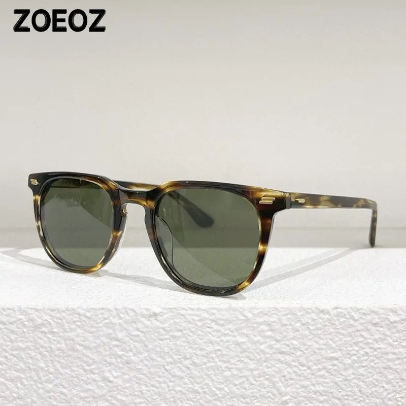 

Vintage round Sunglasses handsome Travel glasses Women Fashion Sun Glasses men Acetate Frame Eyewear UV400 2023